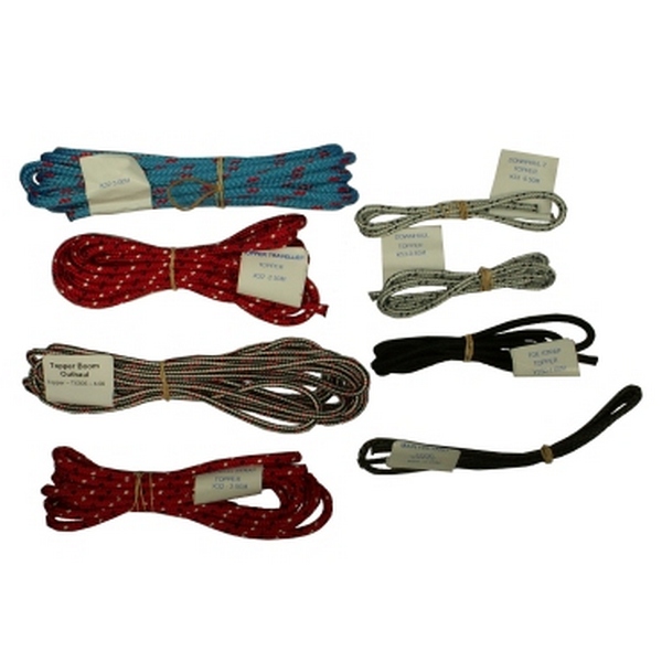 Standard Rope Set - Excluding Mainsheet - Topaz & Topper Sailboats